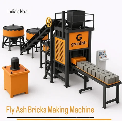 2000 Bph Fly Ash Brick Making Machine