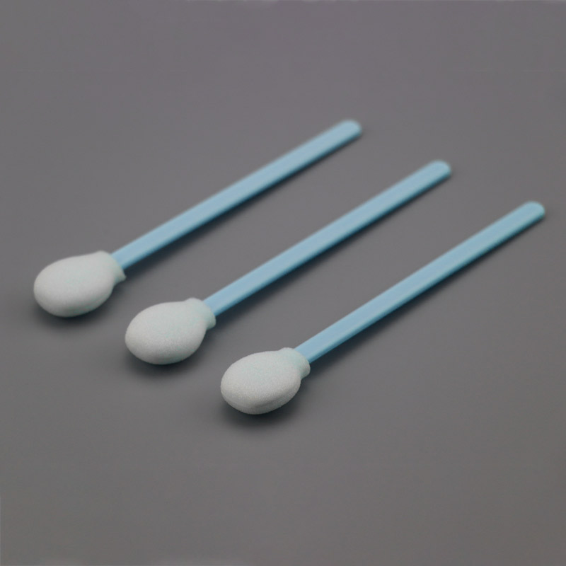 Cleanroom Foam Swab With Large Circular Head - Color: Blue