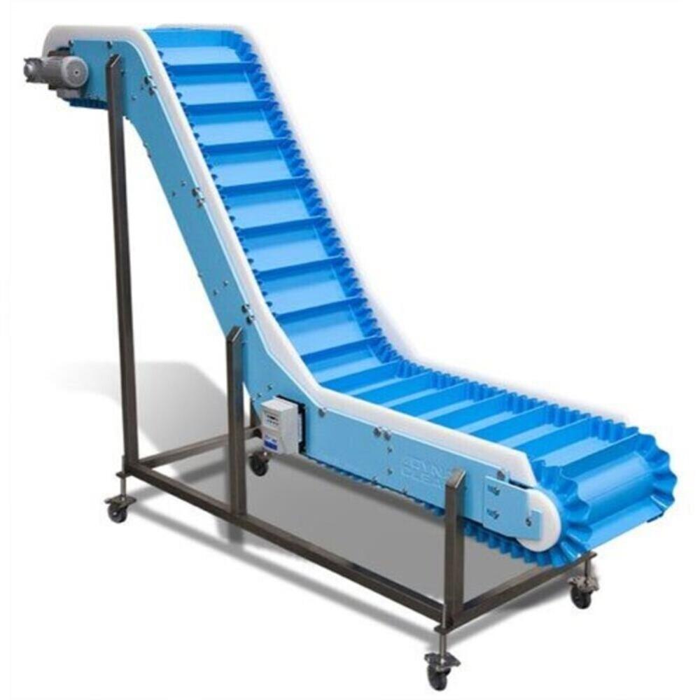 Mild Steel Vertical Belt Conveyor - Load Capacity: 100 Kilograms (Kg)