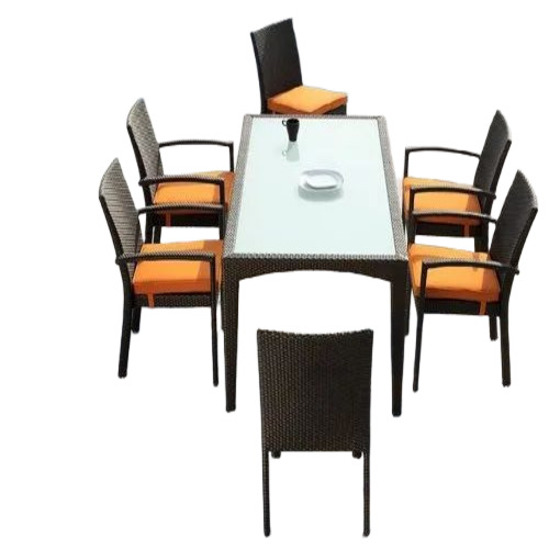 6 Seater Outdoor Dining Table Set