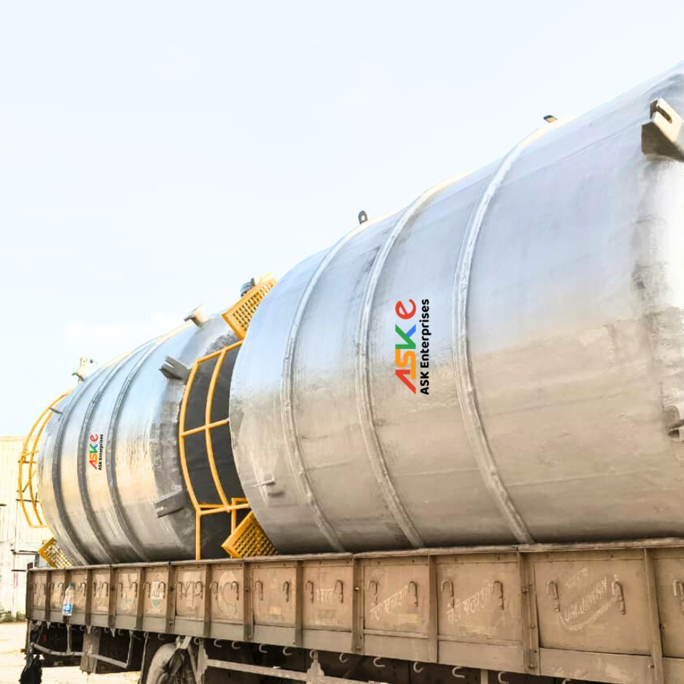 Industrial FRP Chemical Storage Tank