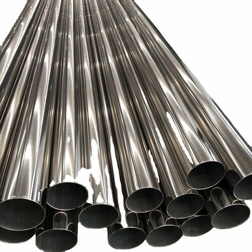 Suncity Ss202 Pipe - Stainless Steel SS316, Silver, Round | Corrosion Resistant, Durable, Polished Surface