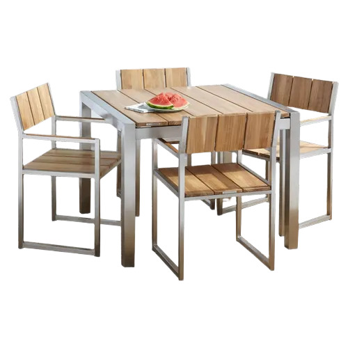 Teak Wood Outdoor Dining Table Set
