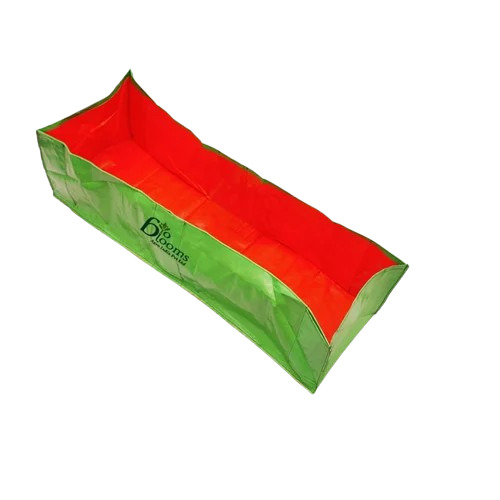 Hdpe Grow Bag 120x24x12 Inch, HDPE Material, Green & Orange, Durable, Manual Monitoring