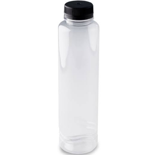Plastic Bottle With Black Cap