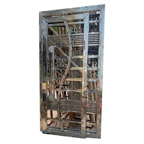 Polished Stainless Steel Door