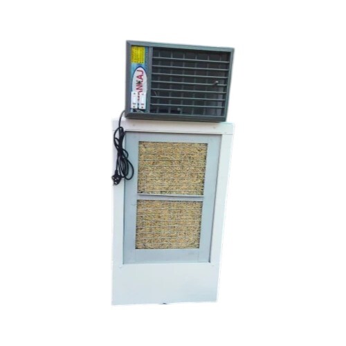 100 Liter Duct Coolers - Metal, White, 8000 m3/h Air Flow, 1 HP Motor, Floor Standing