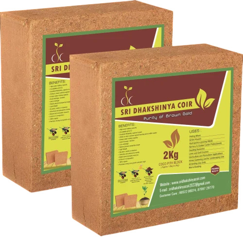 2 Kg Cocopeat Block
