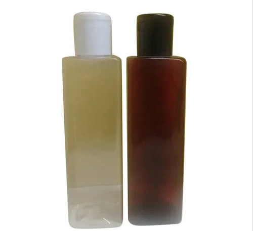 200ml Pet Liquid Storage Bottle - PET Material, 200ml, Transparent, Brown Flip Top Cap | Liquid Storage