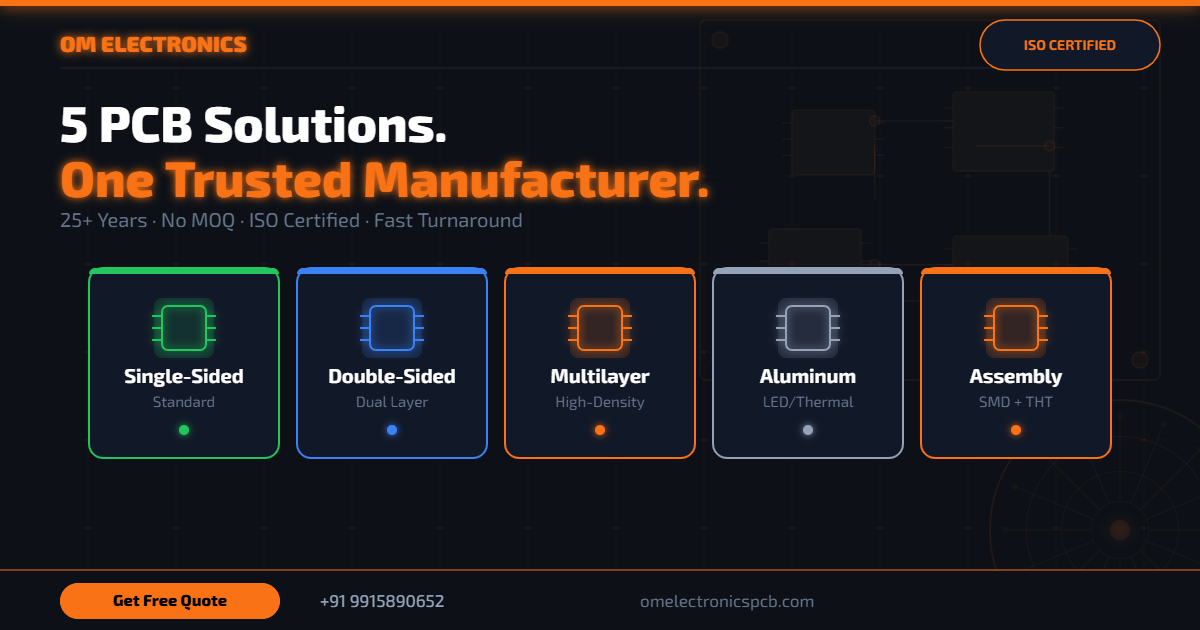 Best PCB Manufacturing Company in Derabassi, Punjab, India