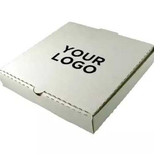 Heat Retention White Pizza Box