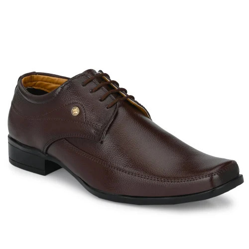 Katenia Brown Synthetic Leather Shoes