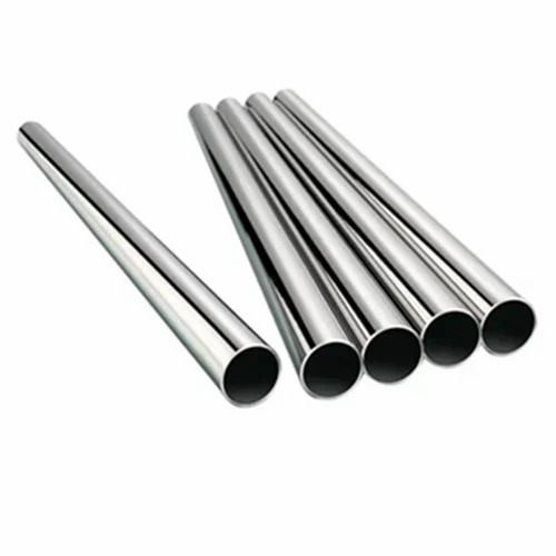 Long Lasting Stainless Steel Round Pipe - Stainless Steel 316, Silver, Polished | Corrosion Resistant, Rust Proof, Durable