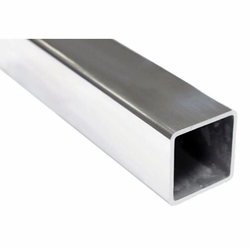 Rust Proof Stainless Steel Square Pipe - Stainless Steel Silver Polished | Corrosion Resistant Durable Long Lasting
