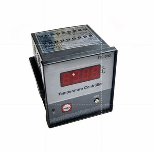 Sceintific Temperature Controller - Steel, 96x96 mm, Black, 220VAC, On-Off Dual & Single Display