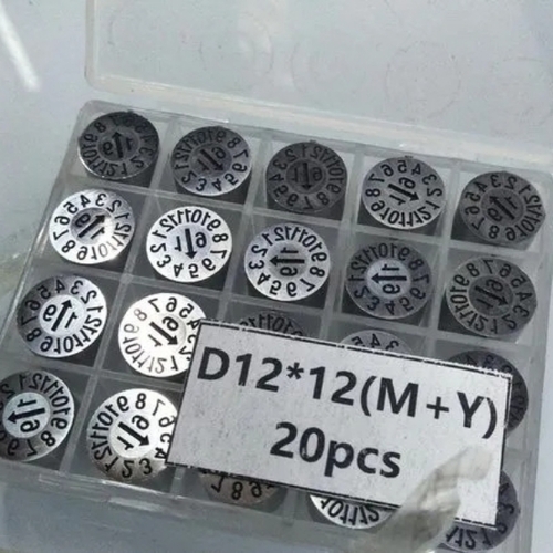 Single piece mould date indicator