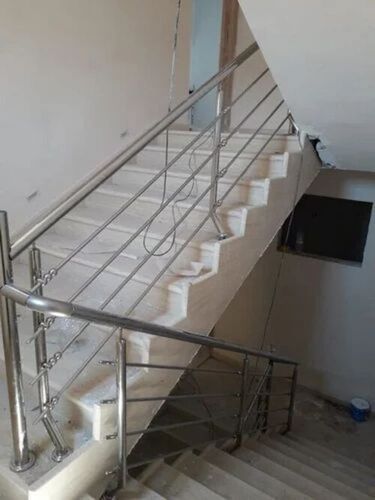 Ss Stairs Handrail - Stainless Steel, Customized Size, Silver | Rust Proof, Anti Corrosion, Eco Friendly, Modern Style