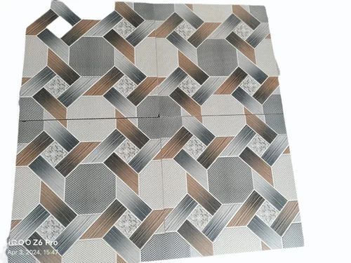 Vitrified Grey And Beige Parking Floor Tiles