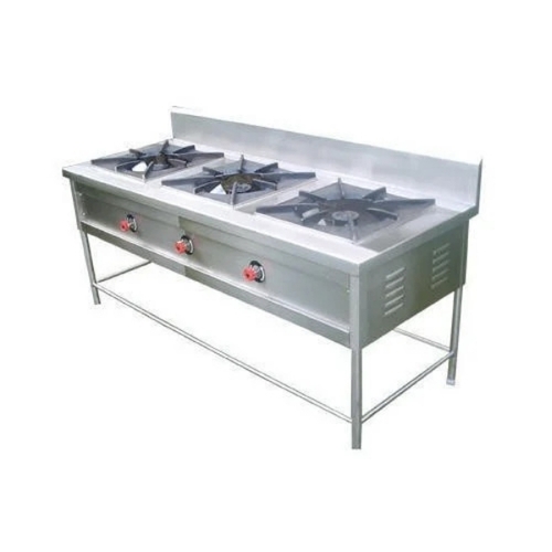 Commercial Three Burner Range