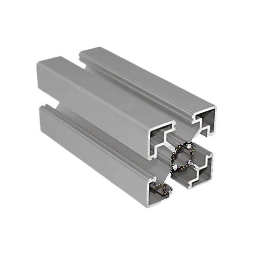 Customised Aluminium Profile - Aluminium, 15 Foot, Grey, Square | Solid Hardness, Fine Finished, Durable, High Strength