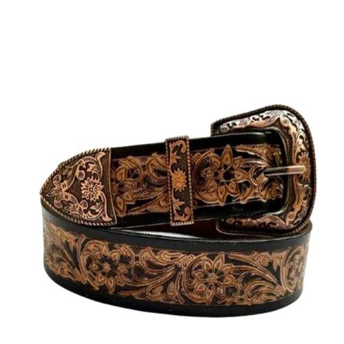 Dark Brown Genuine Leather Belt - Genuine Leather, 50 Inch, Brown | Iron Buckle, 40mm Width, Classic Casual Style