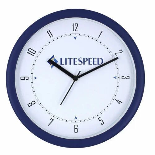 Decorative Blue Wall Clock By Bharat Enterprises