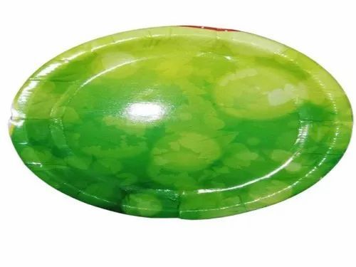 Disposable Green Paper Plate