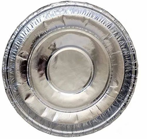Disposable Silver Paper Plate