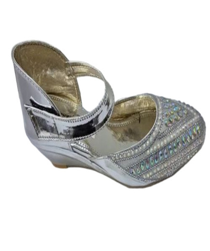 Light Grey Ladies Heel Sandal