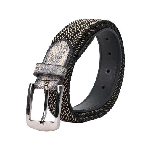 Mens Braided Leather Belt