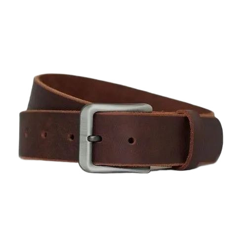 Mens Formal Leather Belts - Genuine Leather, 50 Inch, Black | Iron Buckle, 40mm Width, Casual