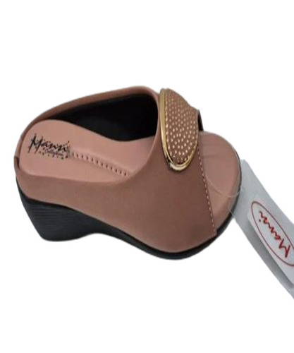 Rose Beige Ladies Heel Sandal