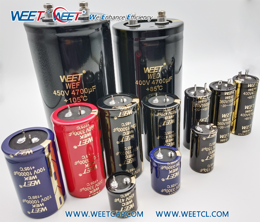Weet Wea Cd293 2000H At 85C Snap In Aluminum Electrolytic Capacitors - Operating Temperature: -40 +85 Celsius (Oc)