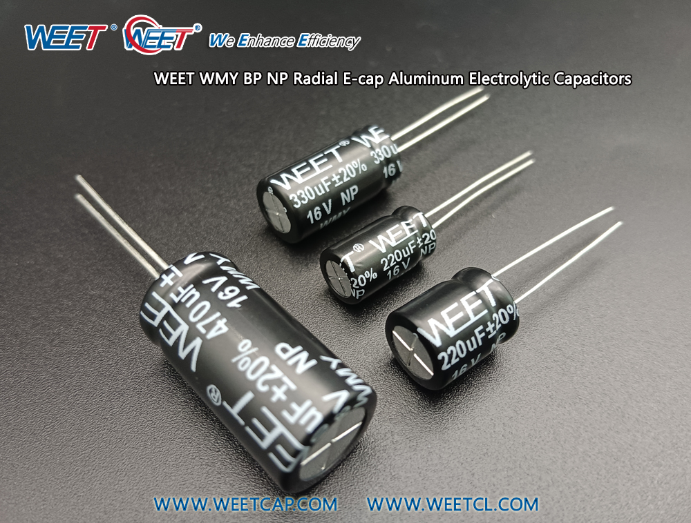Weet Wmy Bp Radial Non Polar Aluminum Electrolytic Capacitors For Audio And Amplifier System - Operating Temperature: 105 Celsius (Oc)