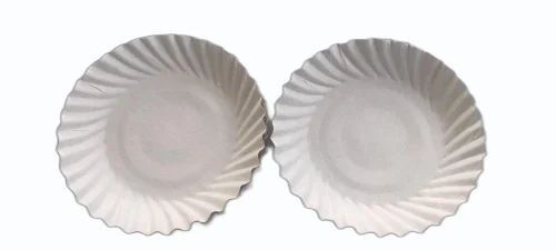 White Paper Plate