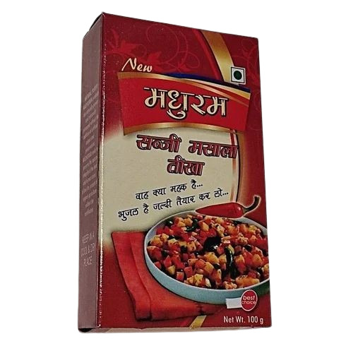 100g Printed Spice Packaging Box