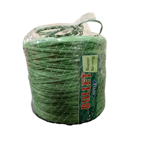 20m Bullet Polypropylene Twisted Twine - 3mm Diameter, 2 Ply, Green, Waterproof