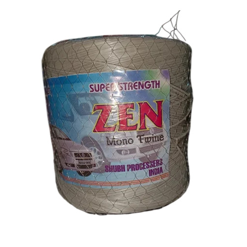 20m Zen Polypropylene Monotwine Plastic Twine - Reprocessed PP, 3mm Diameter, Cream, Twisted, 2 Ply, Waterproof
