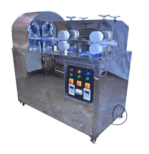 Automatic Makka Pola Cutter Machine - Stainless Steel, Silver, 130 Kg/Hr Capacity | Automatic, High Efficiency, Electric