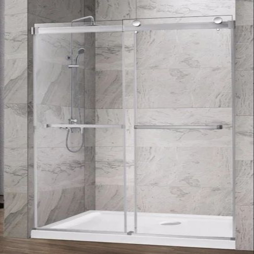 Bathroom Toughened Glass Partition Door