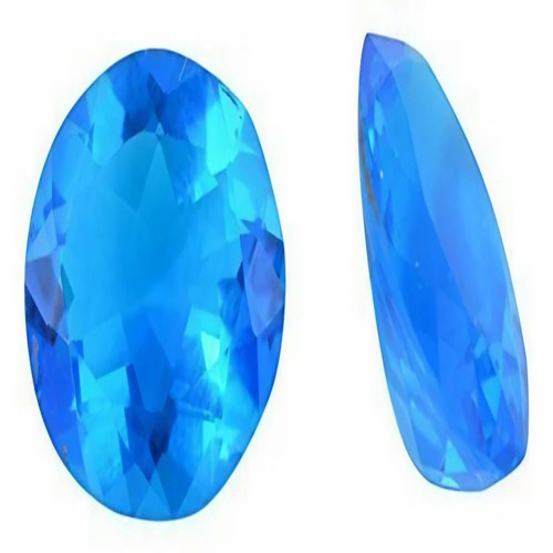 Blue Glass Tanzanite Gemstone - 9 Cts Tanzanite, Round | Multicolor Glass, Custom Size, Box Packaging