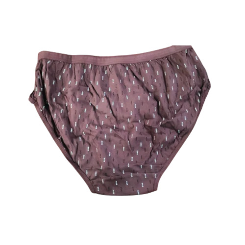 Brown Cotton Printed Ladies Panty - Feature: Comfortable To Wear