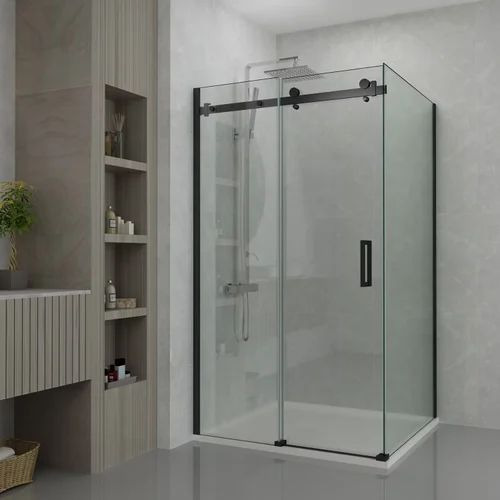 Bathroom Rectangular Glass Shower Enclosures