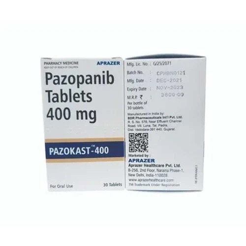 fast delivery Pazokast Pazopanib 400 Mg