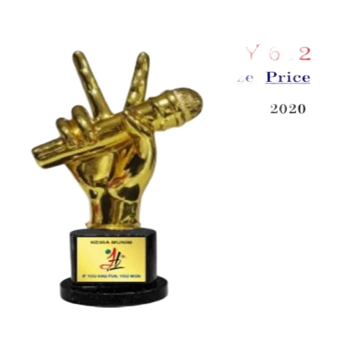 Metal Singing Award Trophies