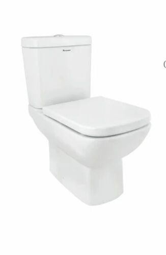 Parryware Verve Single Piece Toilet Seat - Ceramic, Standard, White | Stylist, Smooth Finish, Washdown Flush, Floor Mounted