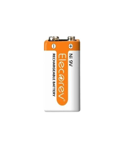 Rechargeable 9v Battery - Lithium Cylindrical, 9 Volt, Dry Charged | Durable, High Efficiency for Remote Controls and Toys