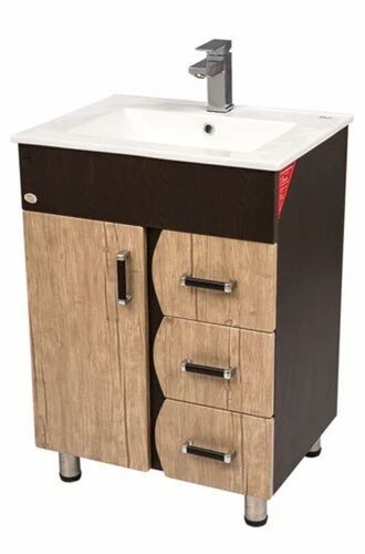 Rectangular Brown Ceramic Wash Basin