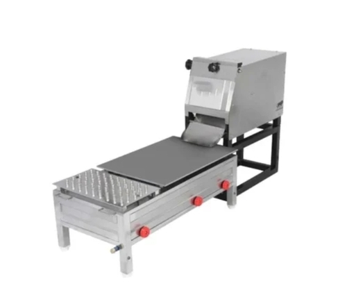 1000 Pcs/Hr Chapati Pressing Machine With Puffer
