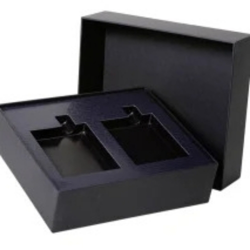 Black Square Rigid Boxes